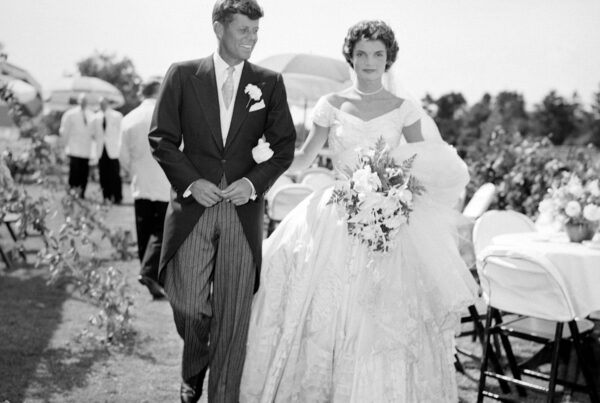 These weddings were notable for the celebrity and the elegance of each couple and the iconic wedding gowns worn by the brides.