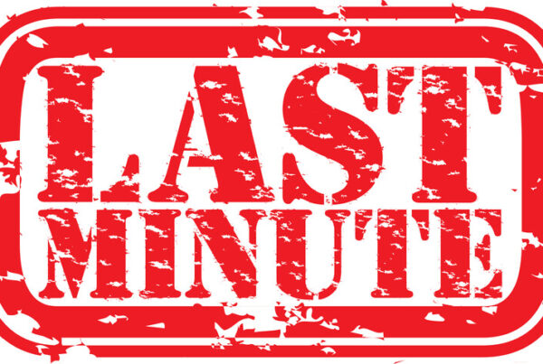 last-minute wedding