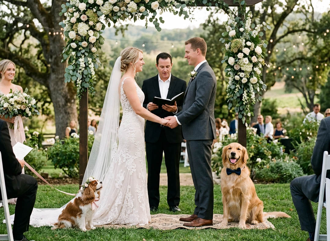 dogs at weddings